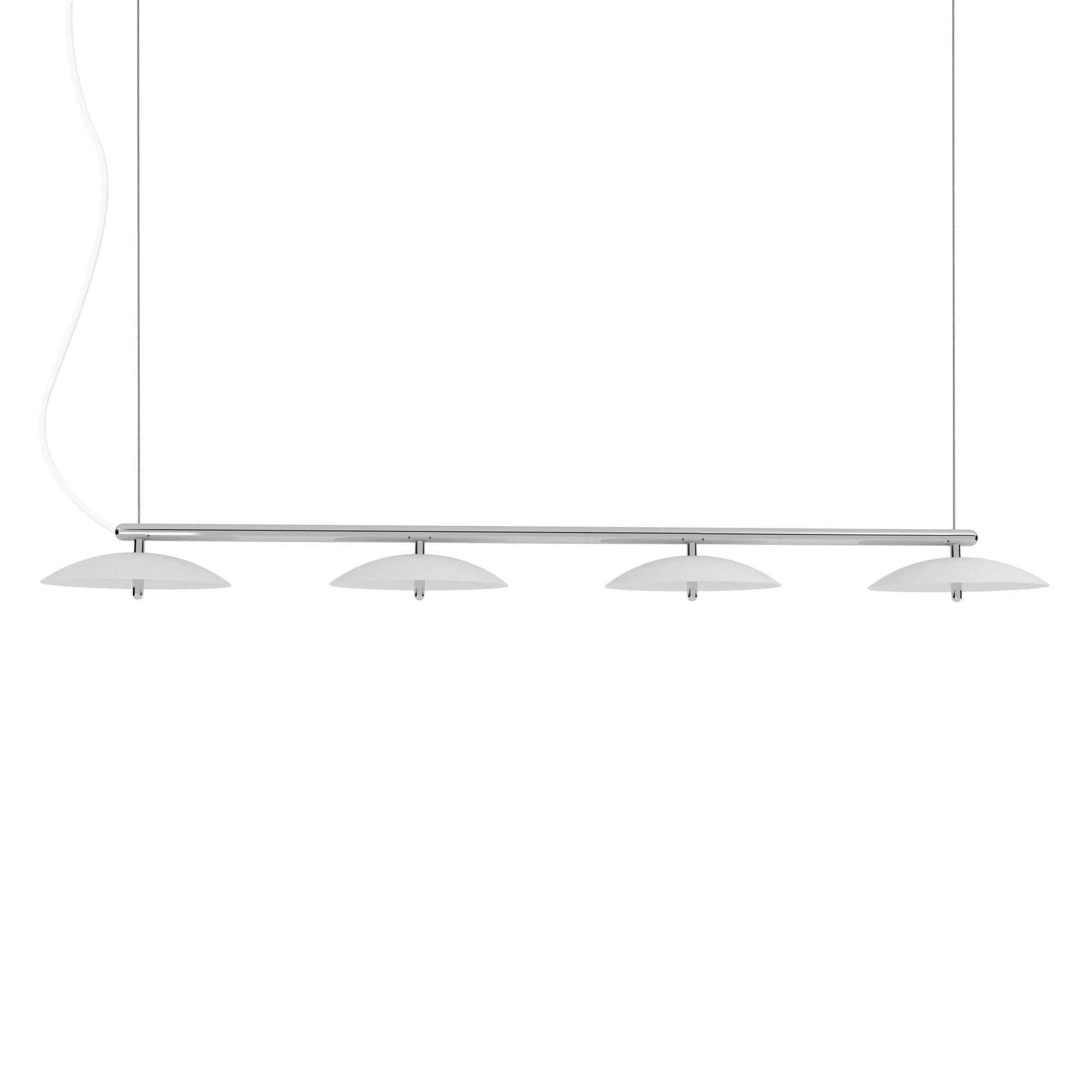 Signal Linear Pendant, by Souda, Long, Black & Nickel, Made to Order For Sale 1