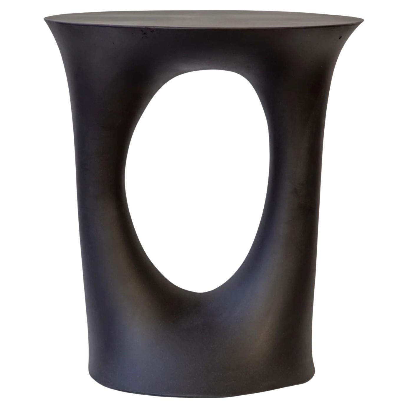 Black Kreten Side Table, End / Accent Table, from Souda, Short, In Stock