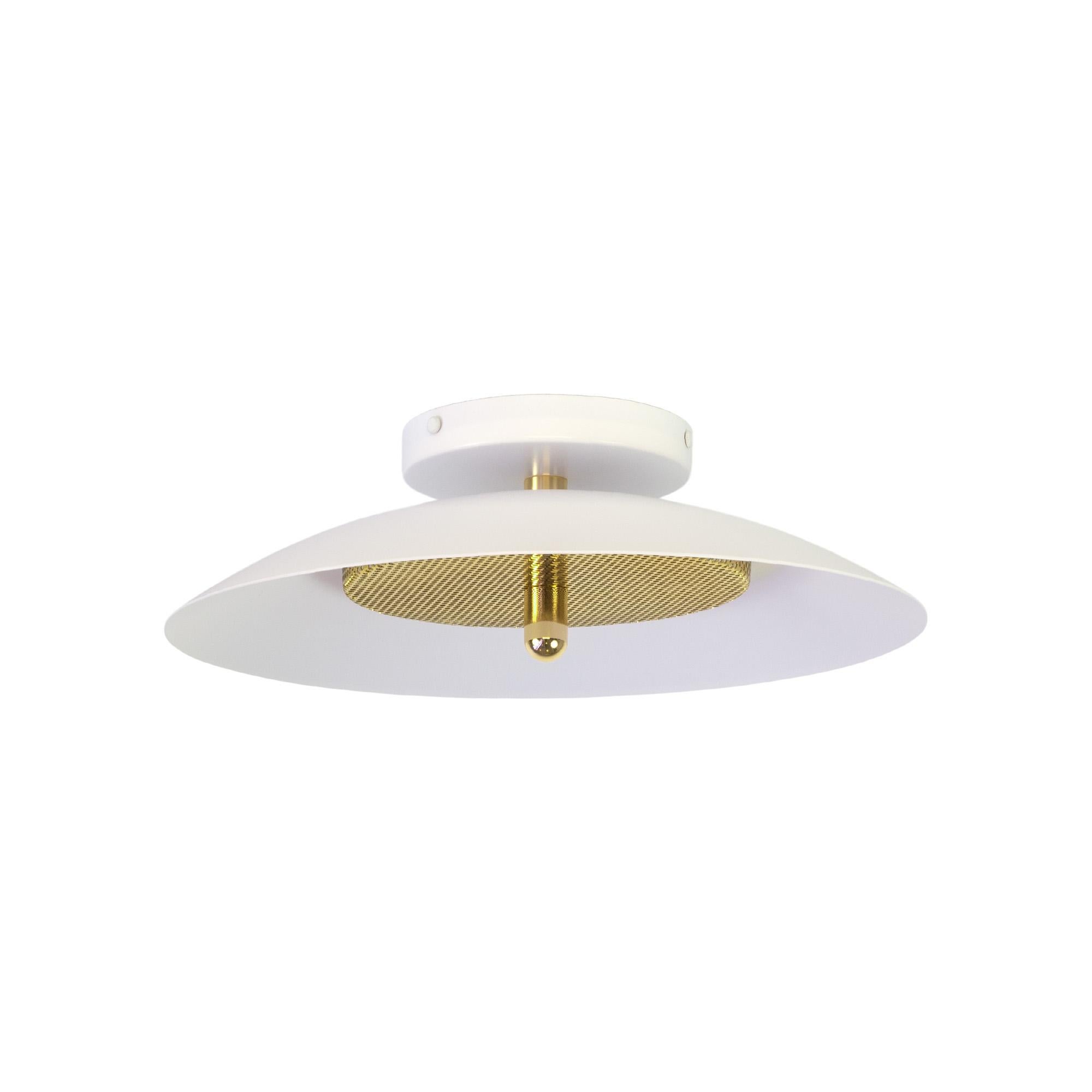 Signal Flush Mount from Souda, Black and Brass, In Stock For Sale 3