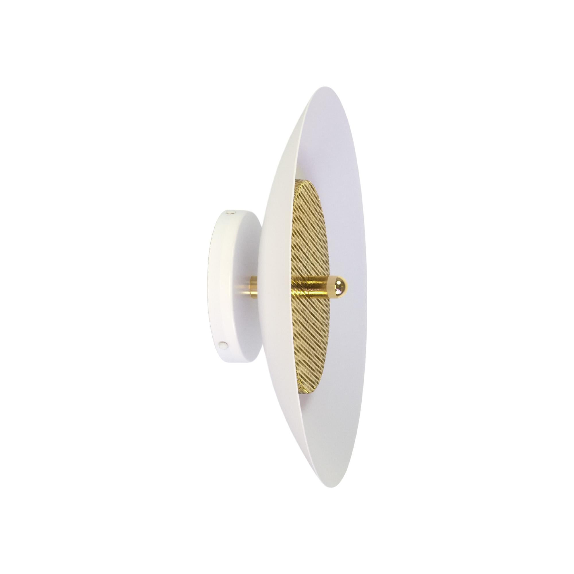 Signal-Wandleuchter, Weiß und Nickel, von Souda, auf Lager im Angebot 3