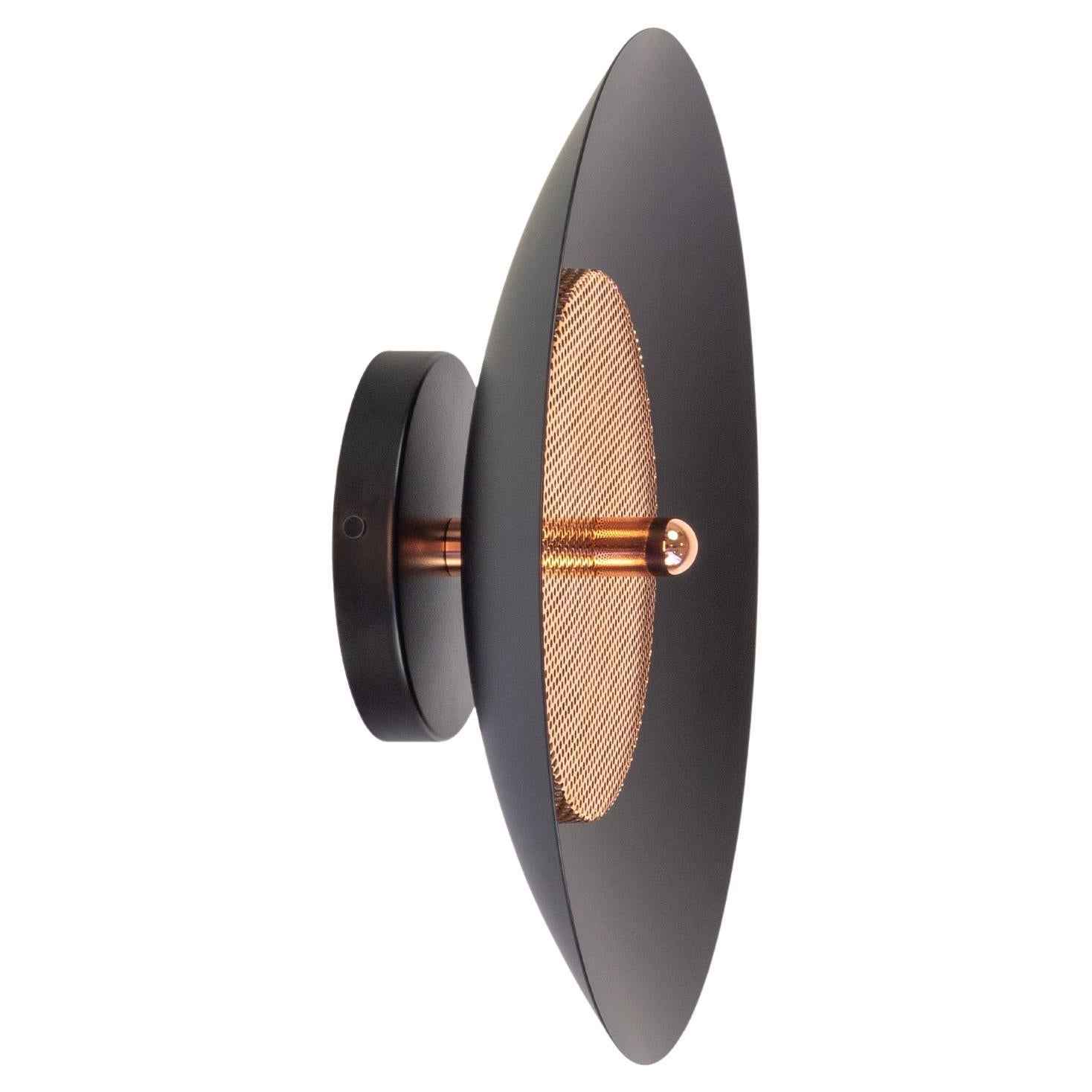 Signal Sconce, Schwarz und Kupfer, von Souda, Vorrätig