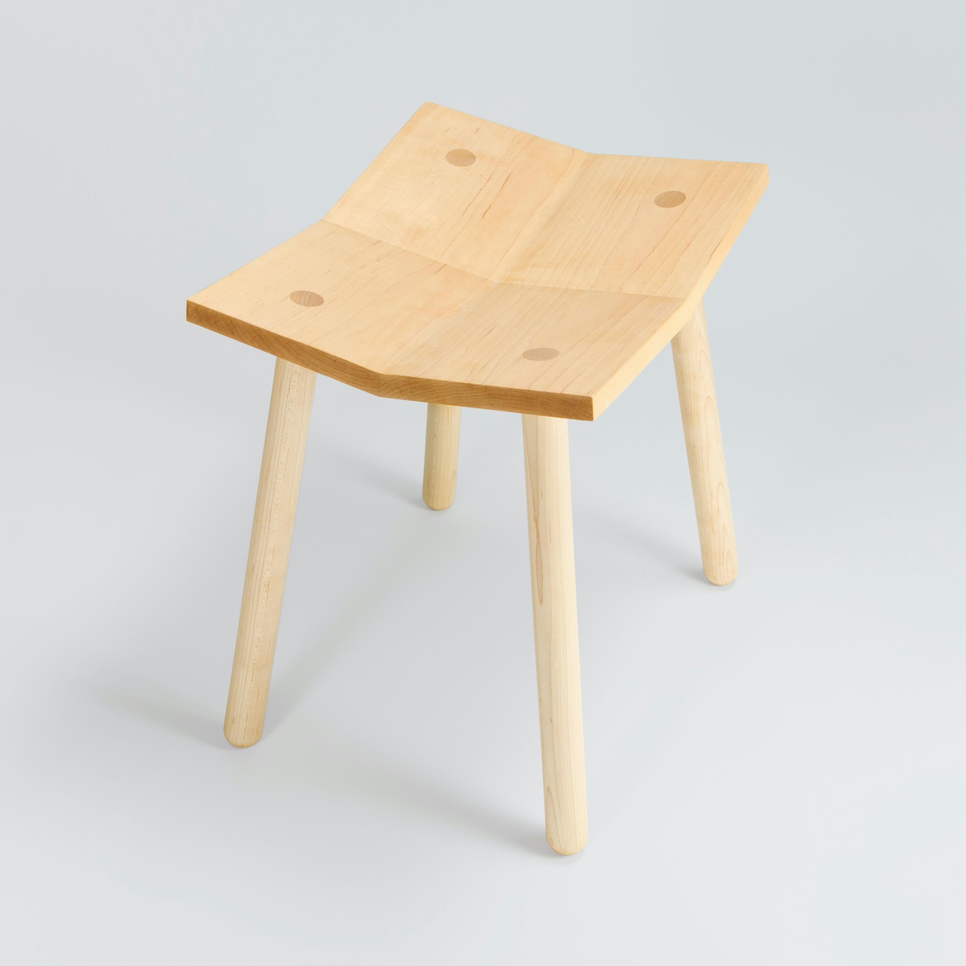 Mitre Stool, from Souda, Black, Wood, Floor Model For Sale 10