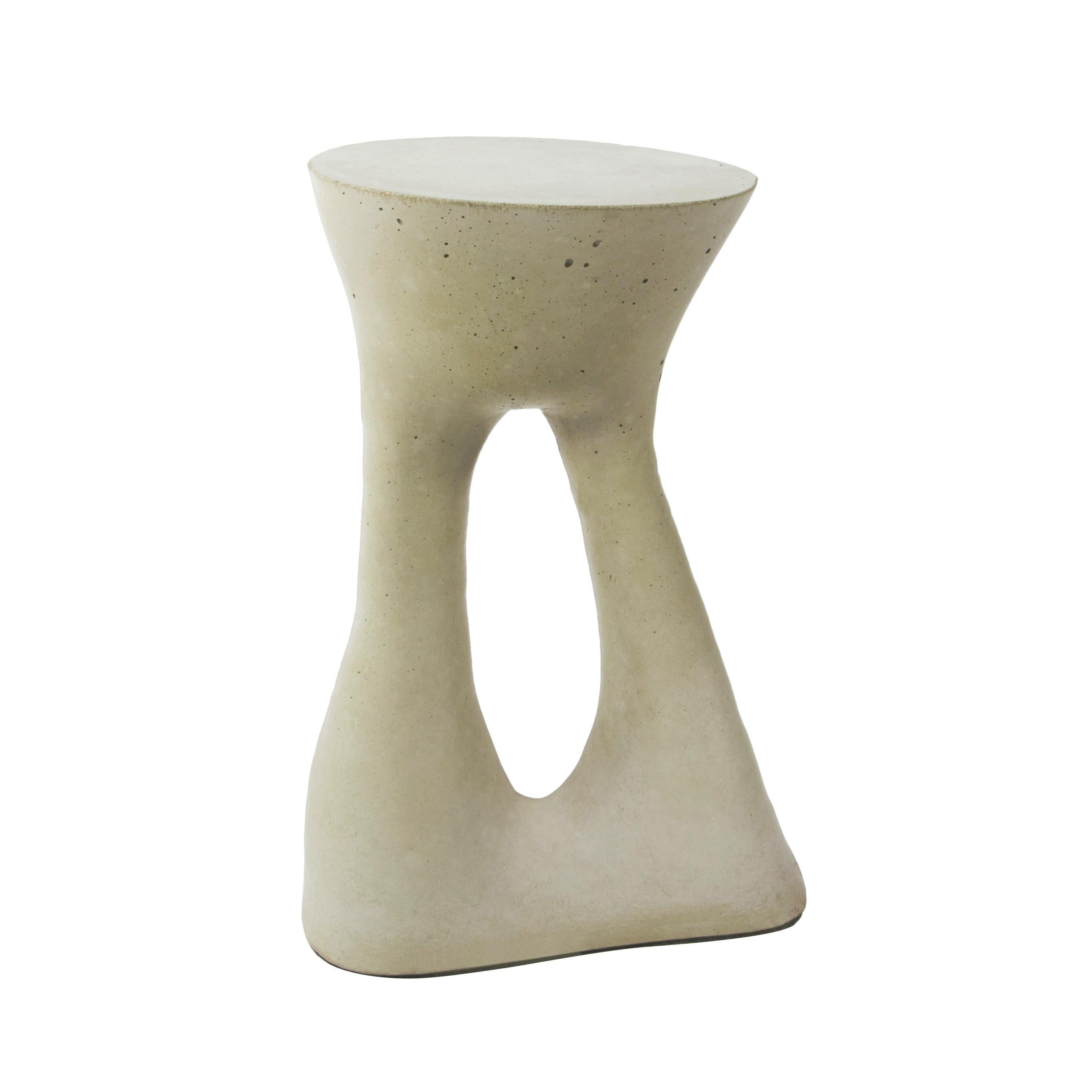 Felt Grey Short Kreten Side Table from Souda, Made to Order For Sale