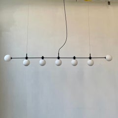 Globe Linear Pendant Light 7 / Chandelier, from Research.Lighting, Prototype