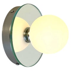 Mirror Backed Globe Sconce by Research.Lighting, 3in Glass, In Stock
