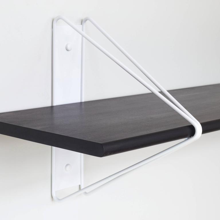 Customizable Strut Shelving System from Souda, Copper and Maple, Made