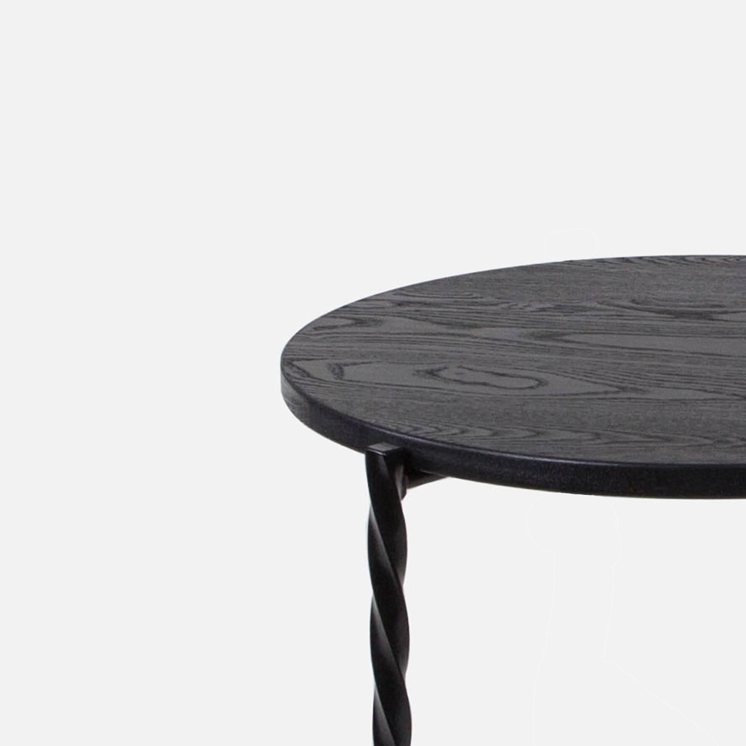 American Von Iron Coffee Table from Souda, Carrara Marble Top, Made to Order For Sale