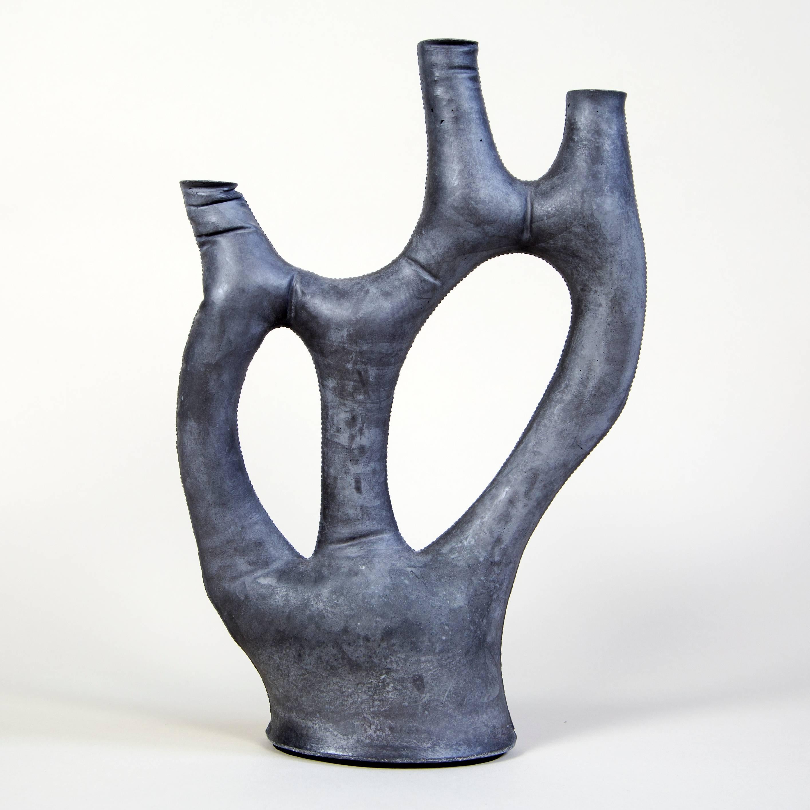 American Uninque Kreten Candelabra from Souda, Charcoal, in Stock