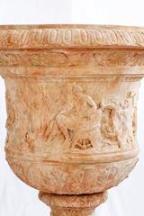 Beautiful Terracotta Vase Neptune after E. Le Hongre