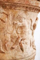 Beautiful Terracotta Vase Bacchanale After E. Le Hongre