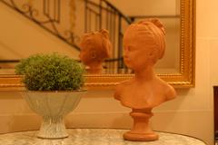 Terracotta Bust Louise Brongniart After Jean-Antoine Houdon