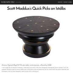 Side Table 'Rigel' N°1/8 by Antoine Vignault, OAK Limited Edition