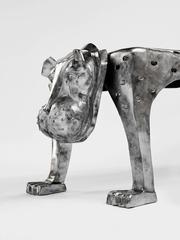 Etruscan Bronze Bench 'Patou' N°1/8 by Cecile Ballureau