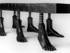 Anthropomorphic Coffee Table 'Marche où la route te mène' N°1/8 by C.Ballureau