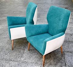 Pair of 1950s Italian Armchairs