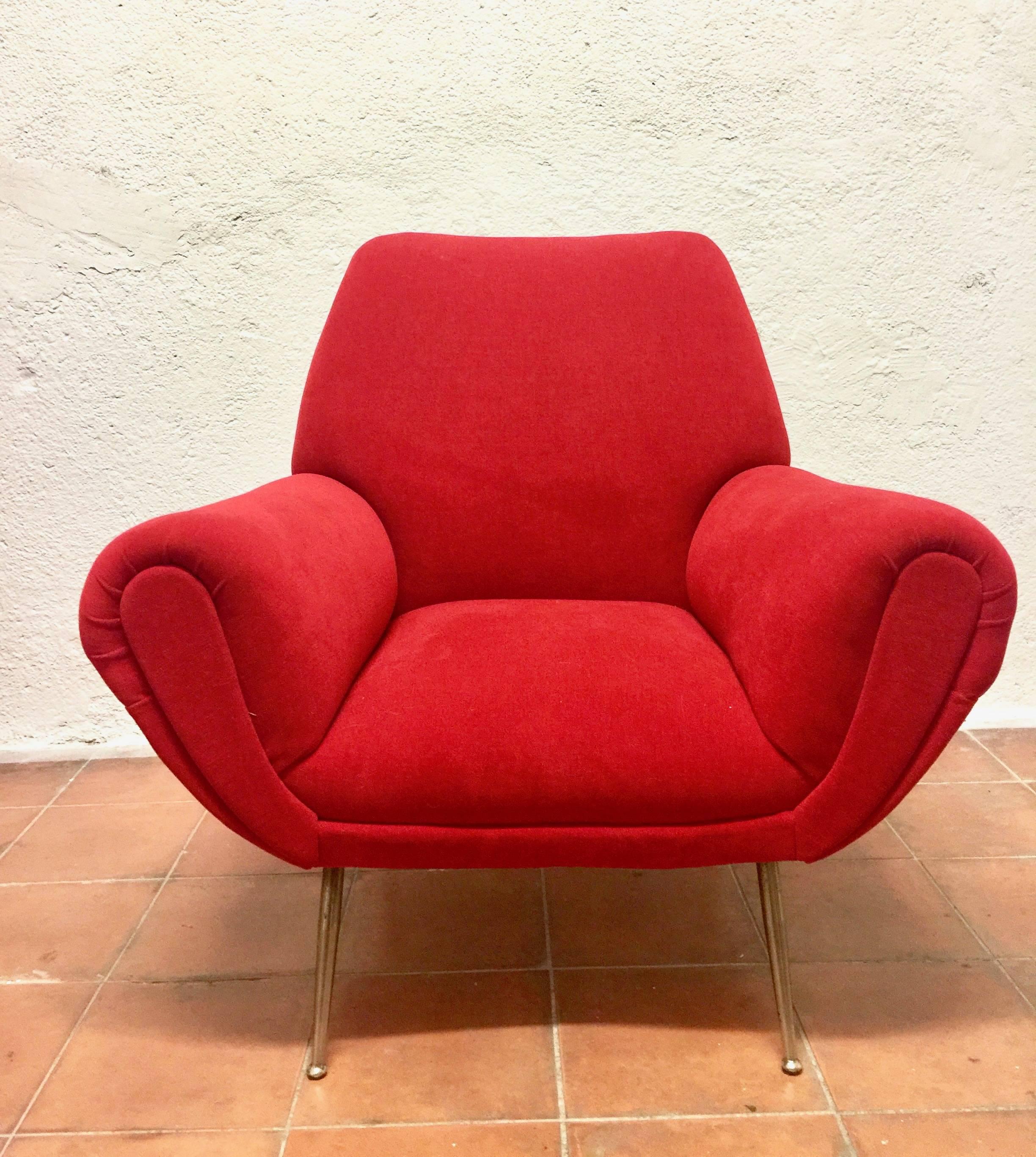 Pair of Italian 1970s Armchairs In Excellent Condition In Madrid, ES