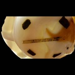 1940s Murano Swan Blown Glass Hollywood Regency Ashtray