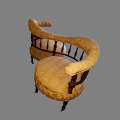 Victorian Courting Chair Tete-a-Tete