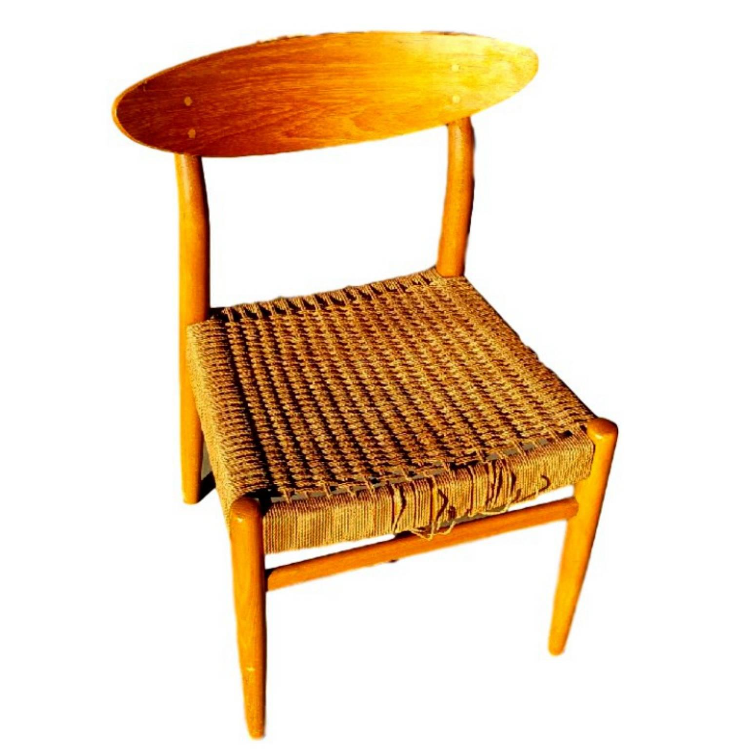 Mid-Century Modern Two Danish Modern Frem Rojle Teak Chairs For Sale