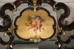 Pair of 19th Century Garden Planters Mirrors Trumeaux