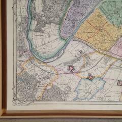 19th Century Map of Paris