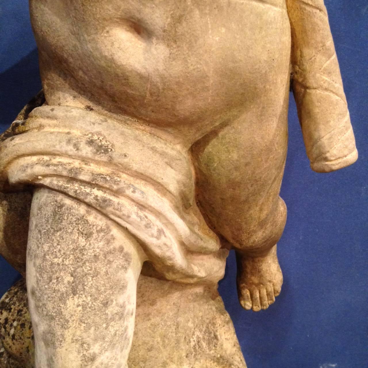 French 18th Century Terra Cotta Sculpture For Sale