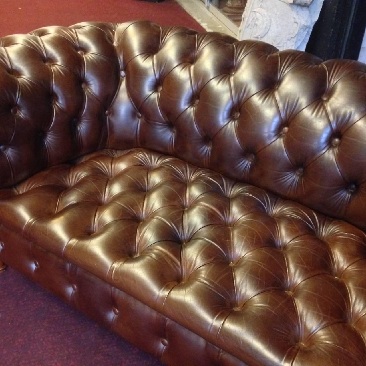 French 20th Century Chesterfield Sofa For Sale