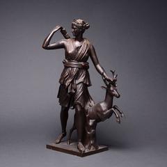 19th Century Bronze Sculpture of the Versaille Diana