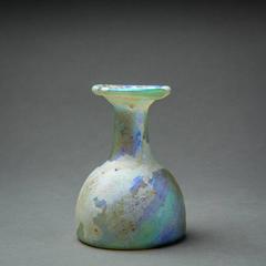 Roman Irridescent Glass Flask