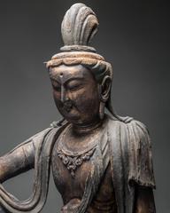 Ming Dynasty Wooden Guanyin