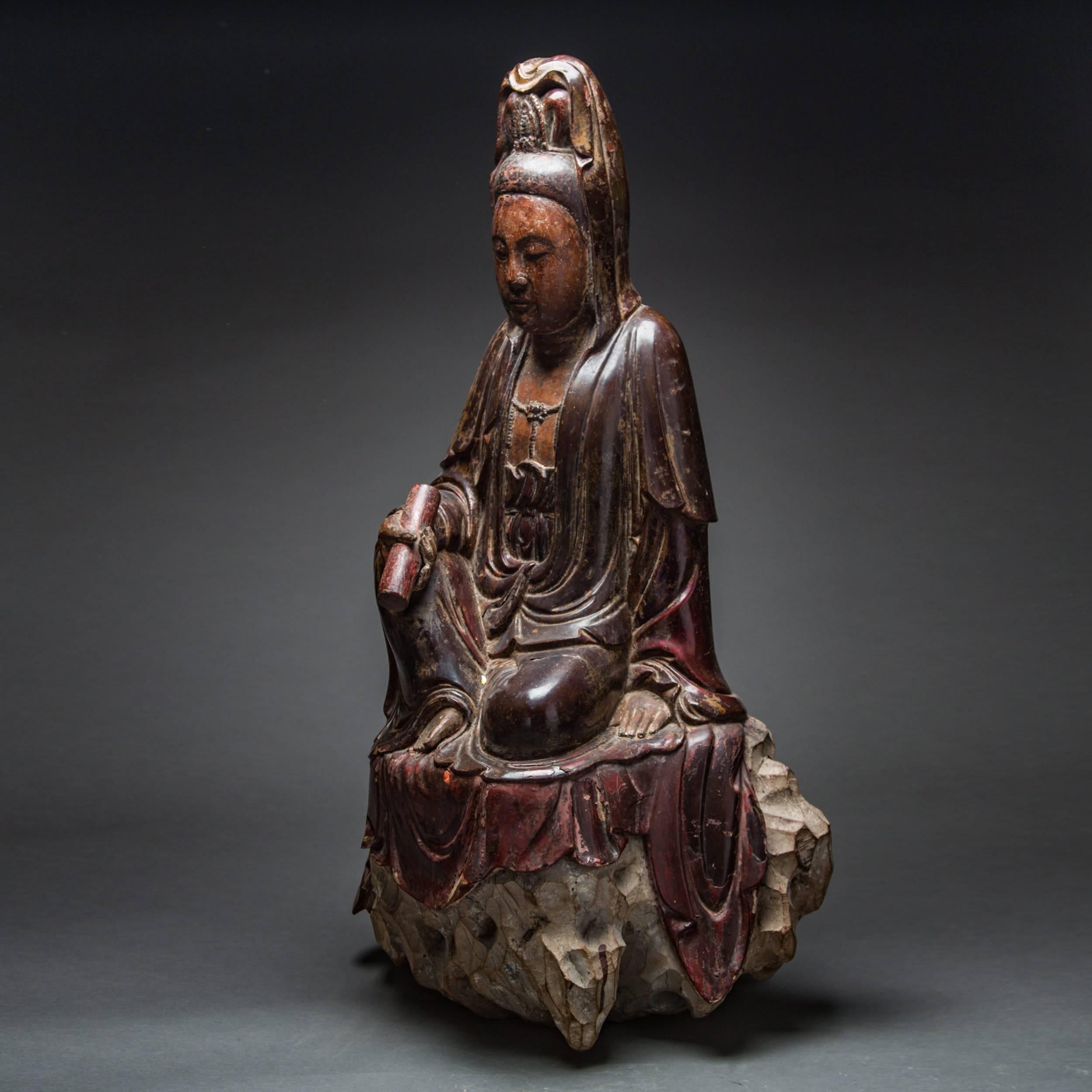 Bodhisattvas are enlightened beings who have put off entering paradise in order to help others attain enlightenment. There are many different Bodhisattvas, but the most famous in China is Avalokitesvara, known in Chinese as Guanyin. Early depictions