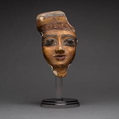 Egyptian Wooden Funerary Mask