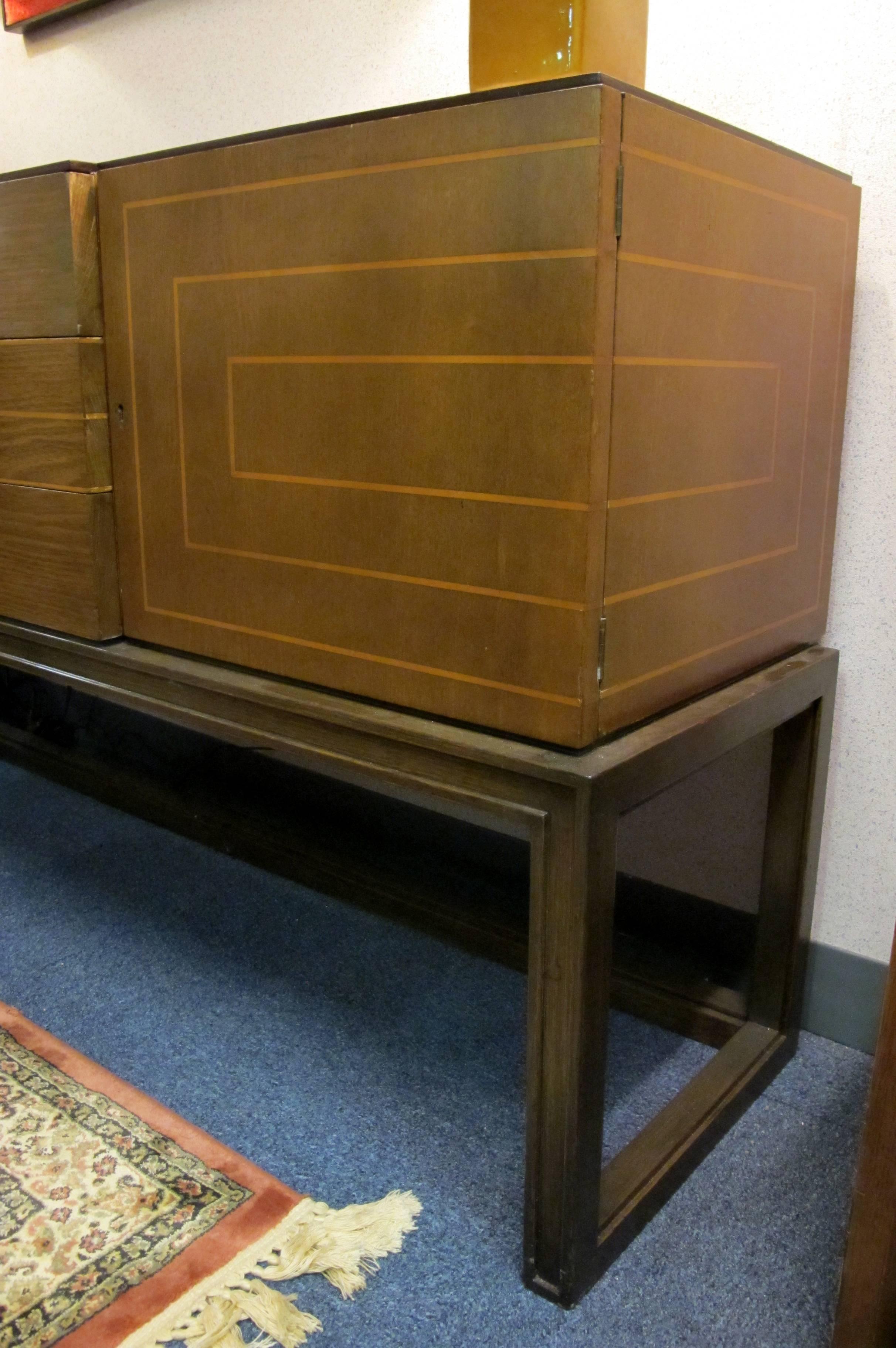 John Widdicomb by Stewart Mid-Century Sideboard In Good Condition For Sale In Cleveland, OH