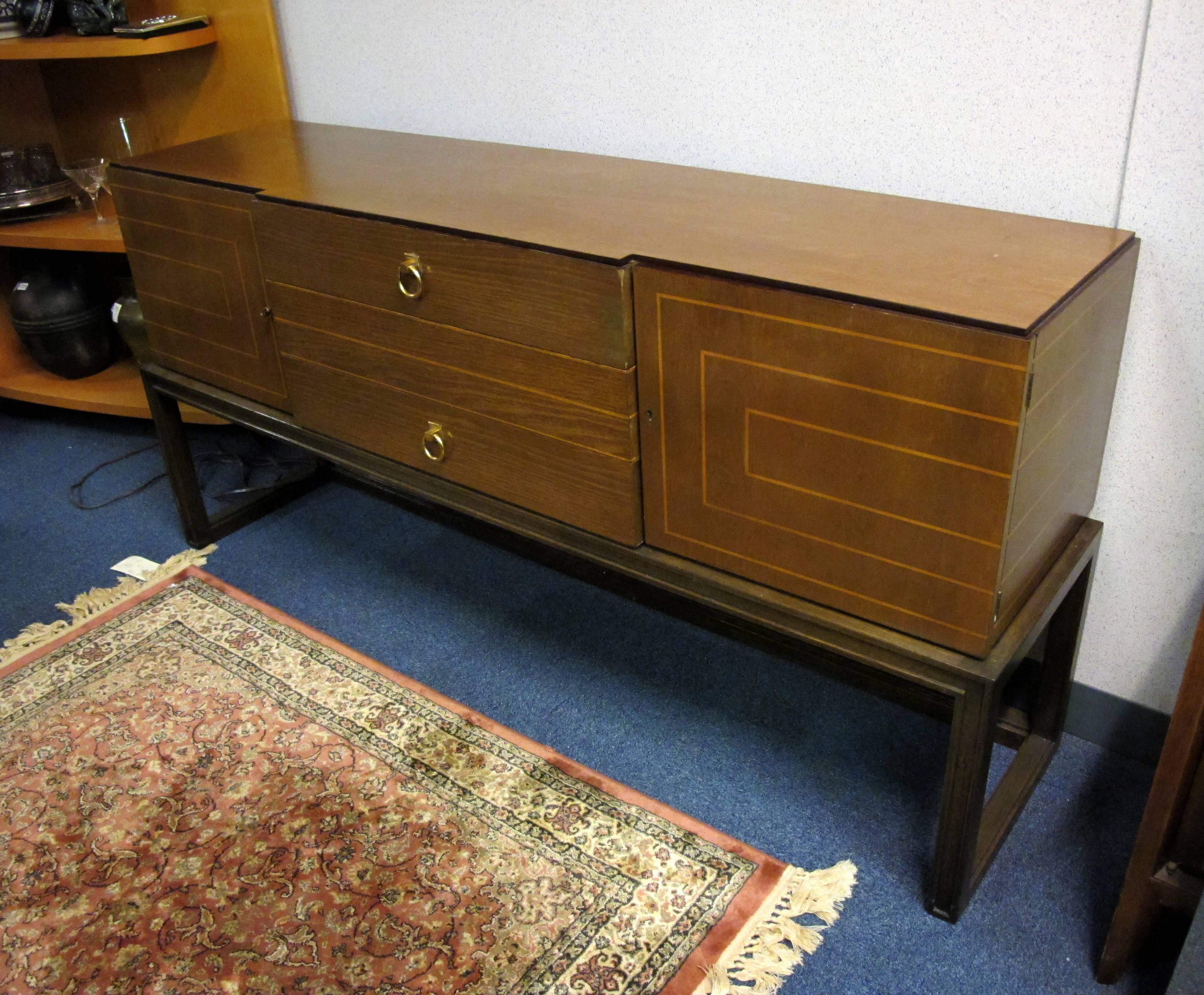 Mid-Century Modern John Widdicomb by Stewart Mid-Century Sideboard For Sale