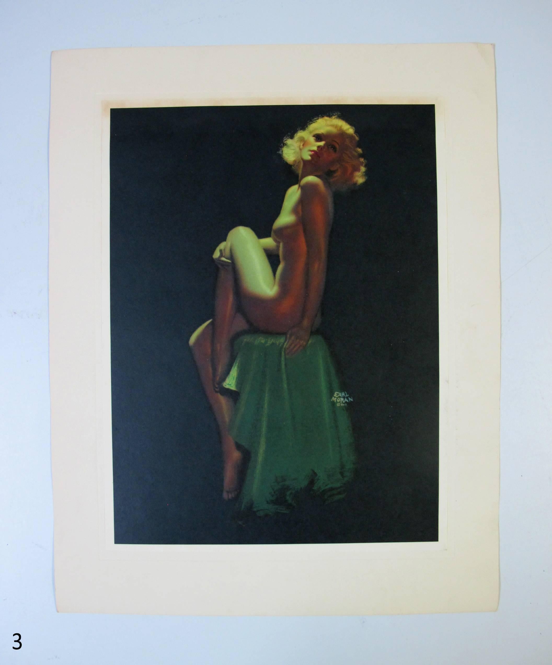 American Earl Moran Pin-Up Four Figures in Original Box For Sale