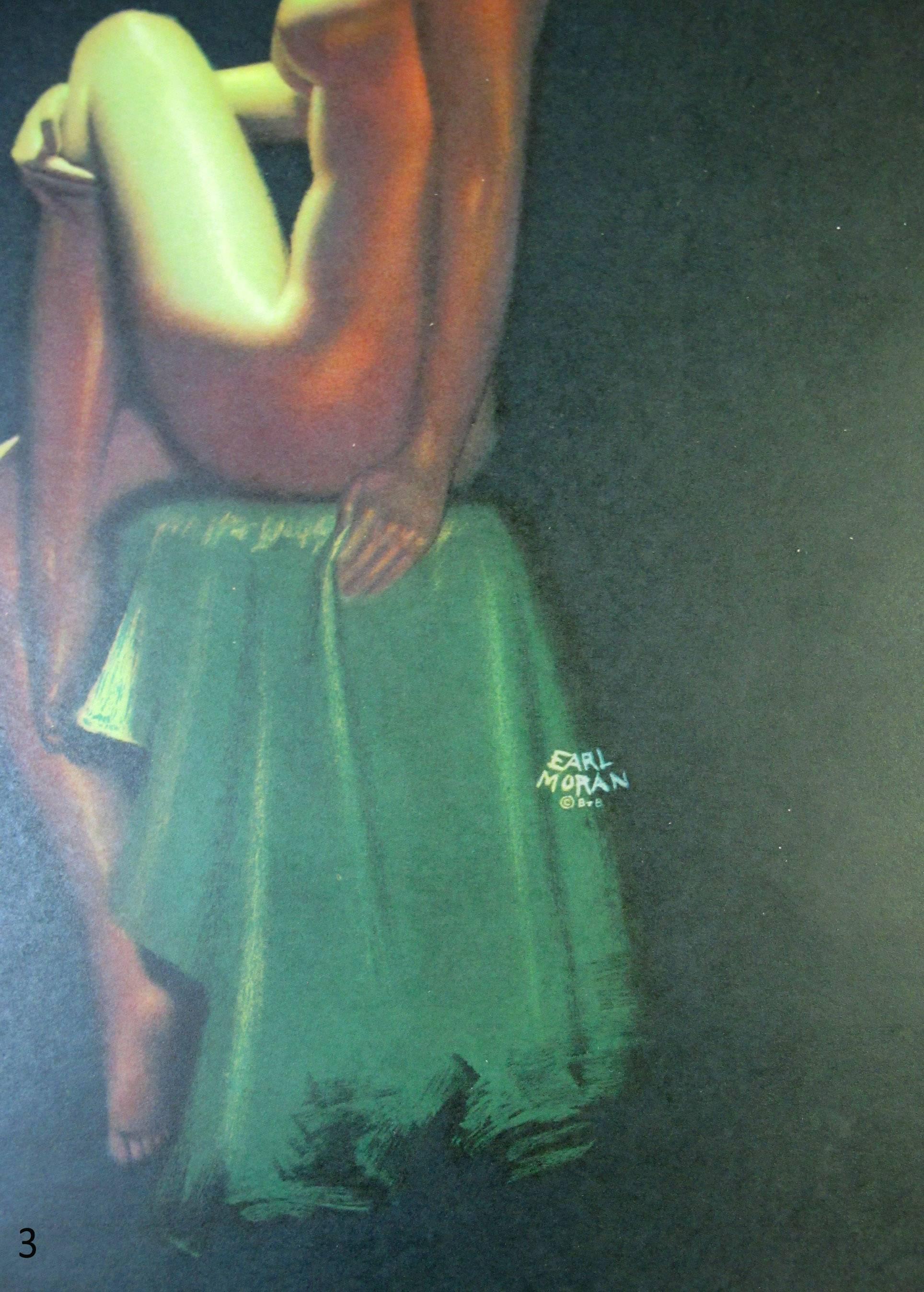 Earl Moran Pin-Up Four Figures in Original Box In Fair Condition For Sale In Cleveland, OH