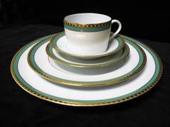Tiffany & Co. Green Band, Single Place Setting of Five Pieces