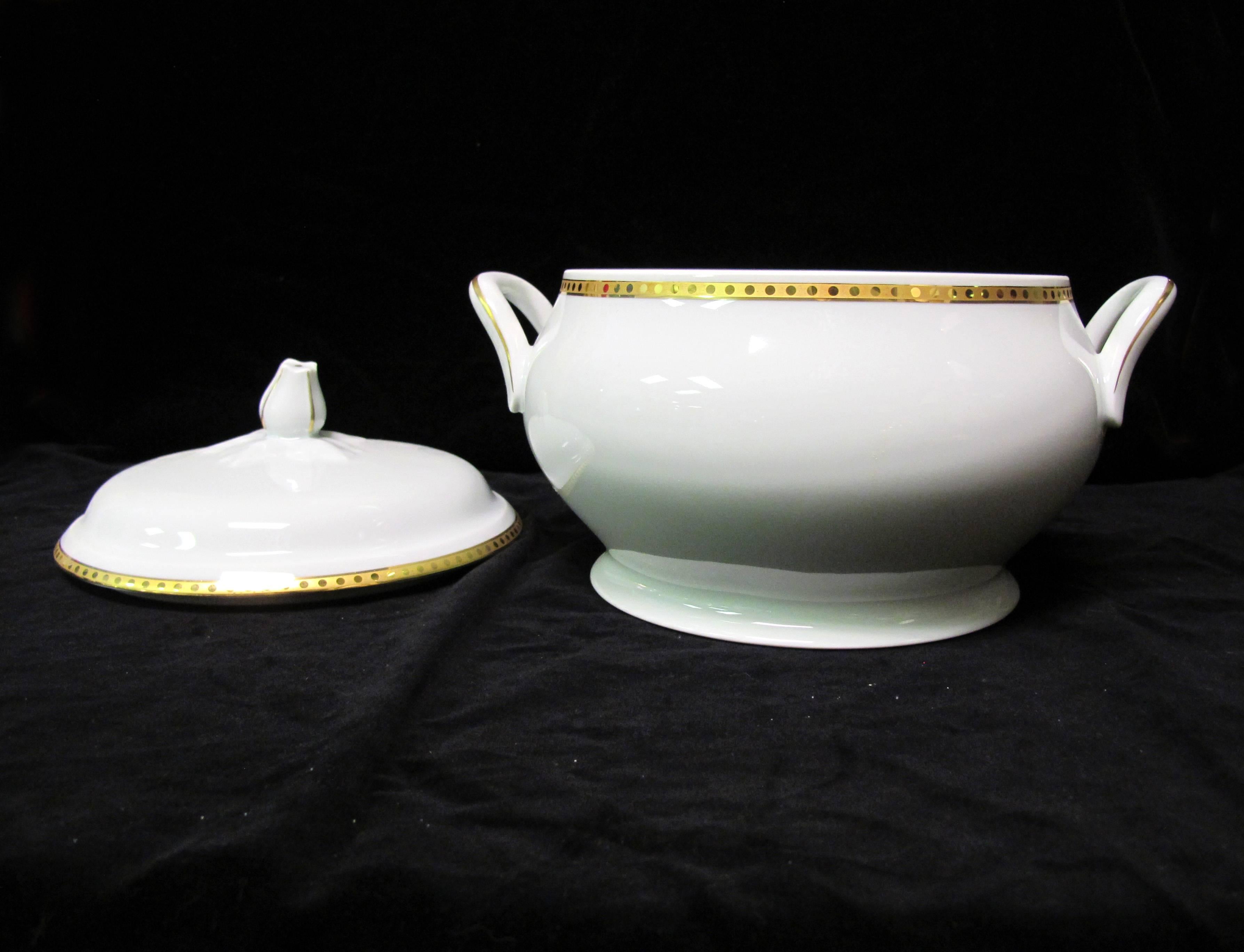 Ceramic Tiffany & Co. Soup Tureen and Lid For Sale