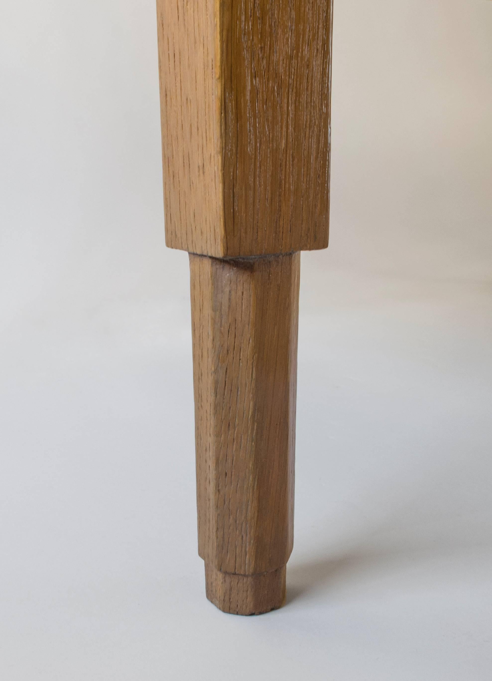 Manner of Eliel Saarinen, Finnish Carved Oak Two-Tier Jugend Sideboard or Table 1