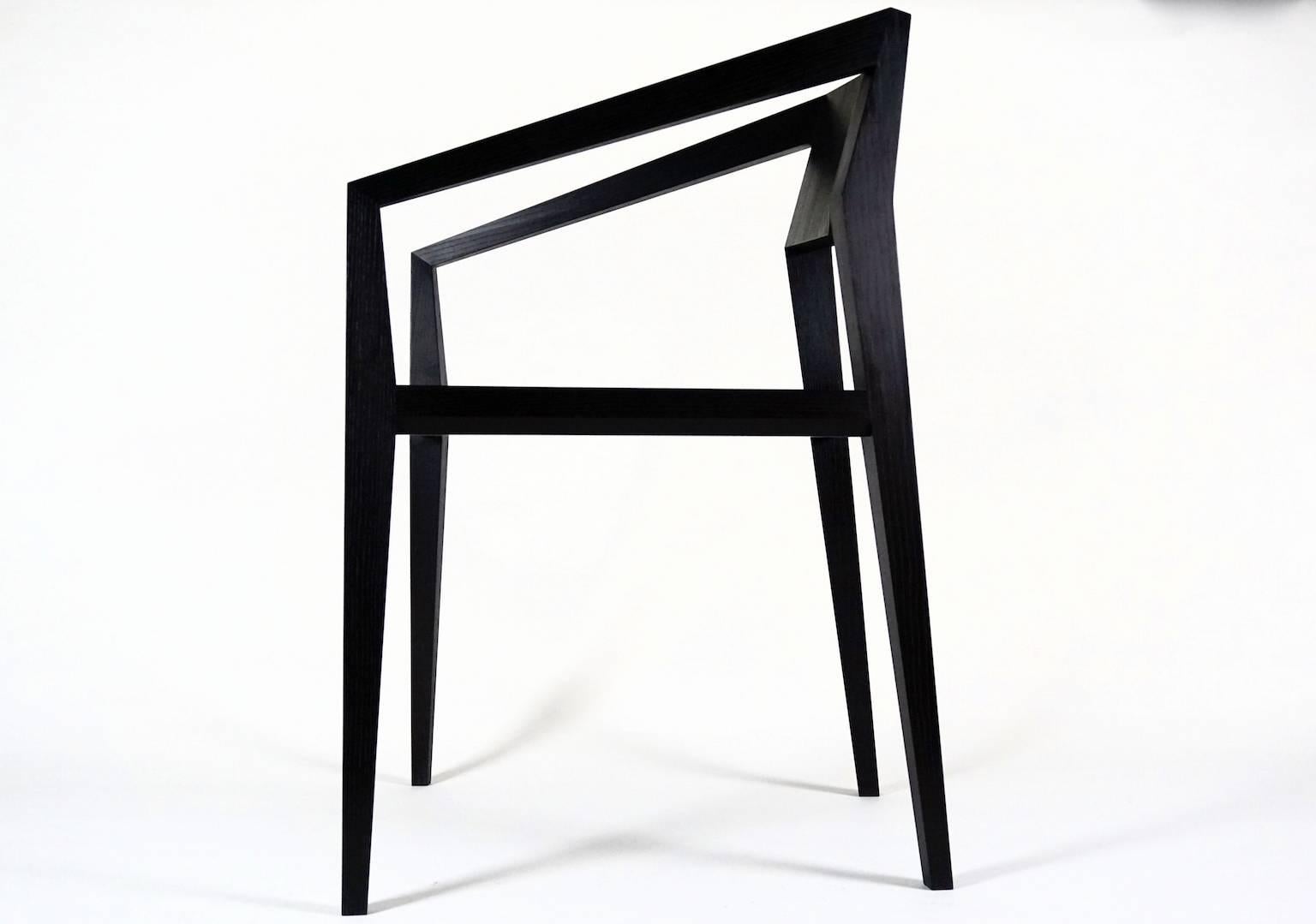 faceted chair