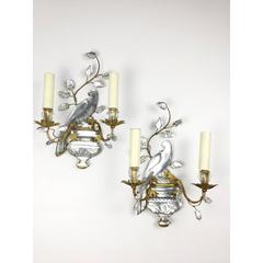 Maison Baguès pair of Parrot Sconces