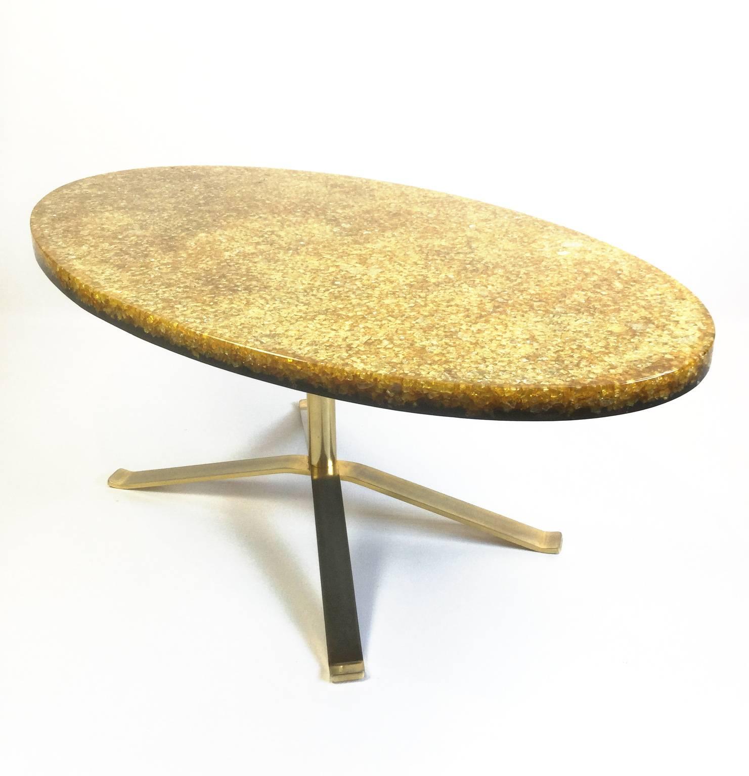 French 1970s Coffee Table by Pierre Giraudon For Sale