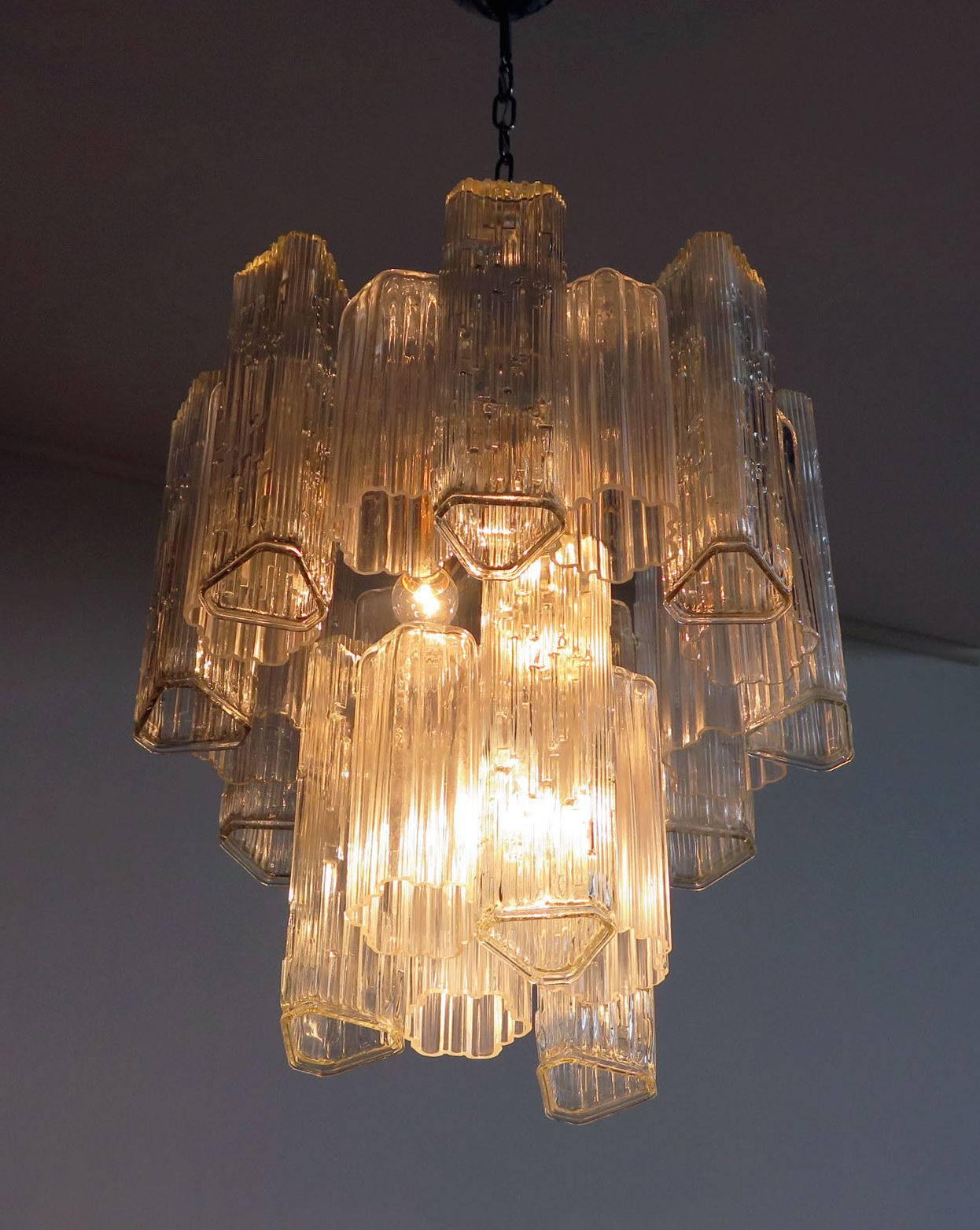 Murano Glass Chandelier in Italy For Sale 3