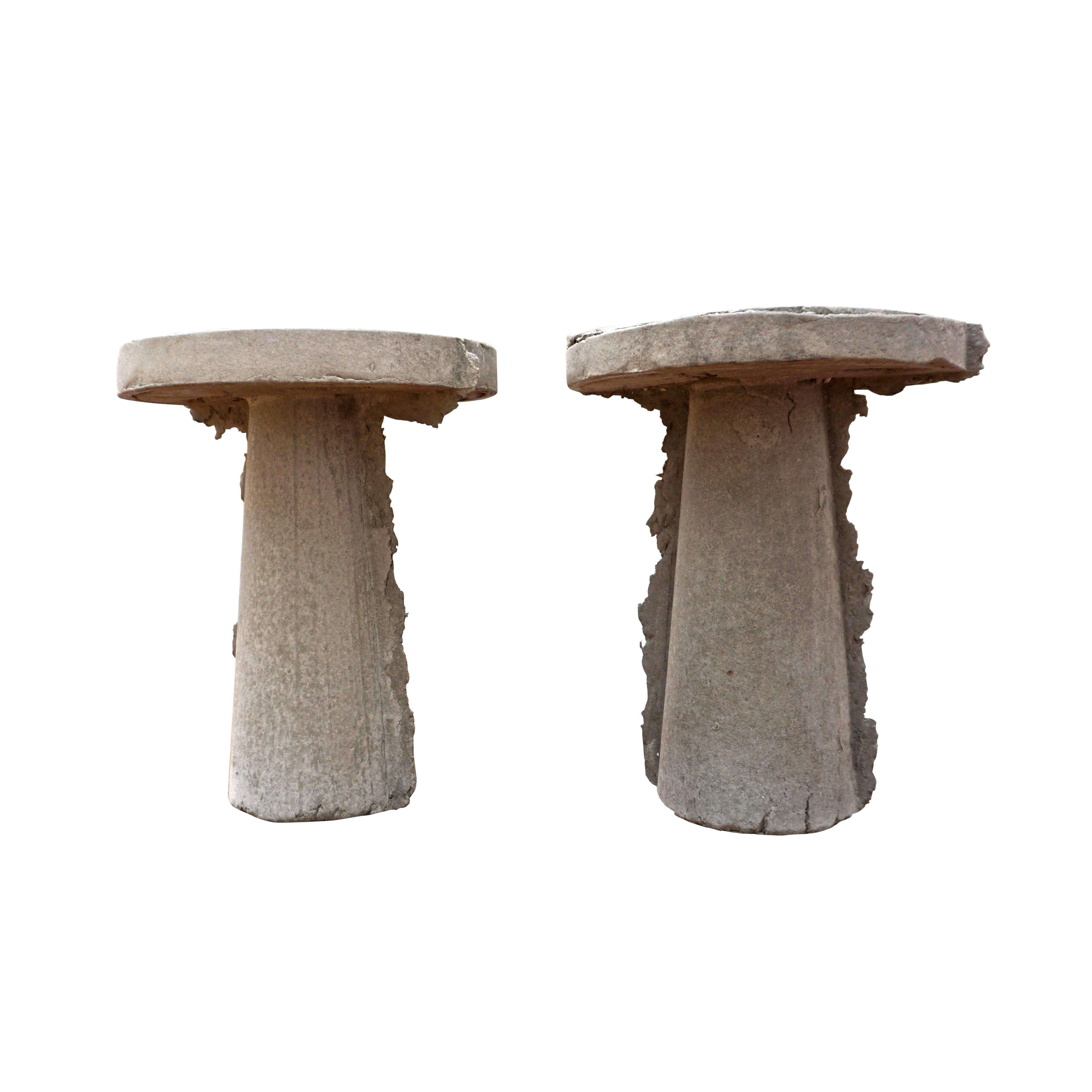 A pair of Slip stools by Nicolas Le Moigne, manufactured as an edition of 12 in association with ECAL.

Eternit concrete

Designed in 2008

Dimensions: Height 40 x 36 cm diameter.