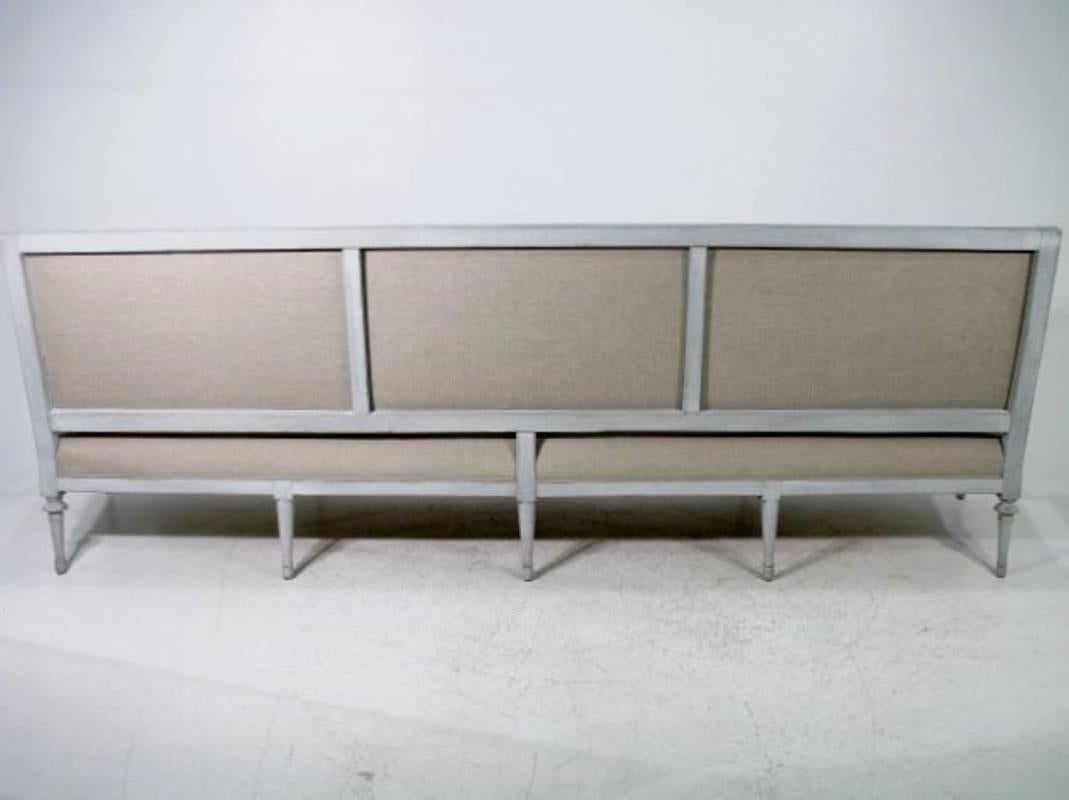 Swedish Late Gustavian Sofa from the period Signed Ephraim Ståhl For Sale 1