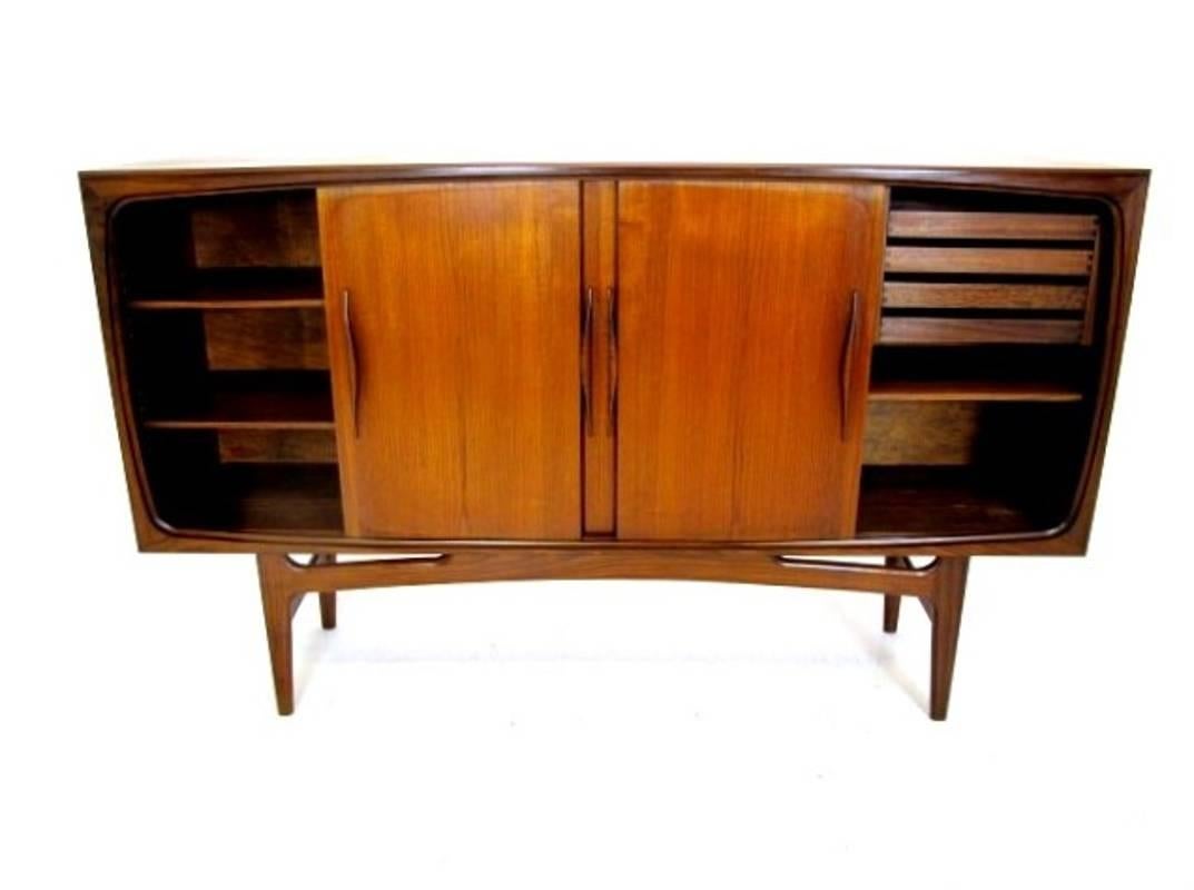 Very nice Danish sideboard or cabinet in teak from the 1960s.
High sideboard with sliding doors. Plenty of storage.
  