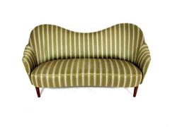 Three-Seat Sofa Model Samspel Designed by Carl Malmsten for O.H Sjögren