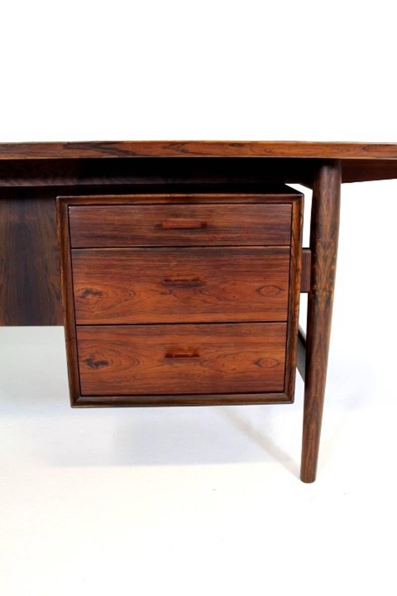 Danish Big Executive L-Shaped Desk by Arne Vodder for Sibast Furniture, Denmark, 1960s