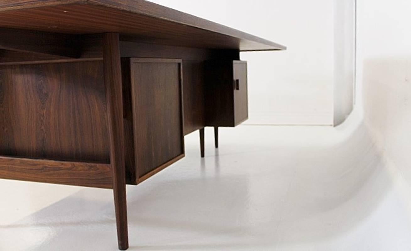 Big Executive L-Shaped Desk by Arne Vodder for Sibast Furniture, Denmark, 1960s 2