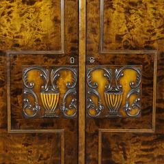 Swedish Grace Cabinet Art Deco Flame Birch, 1920s